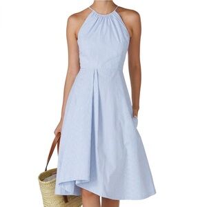 Jason Wu blue and white stripped spring/ summer dress with pockets